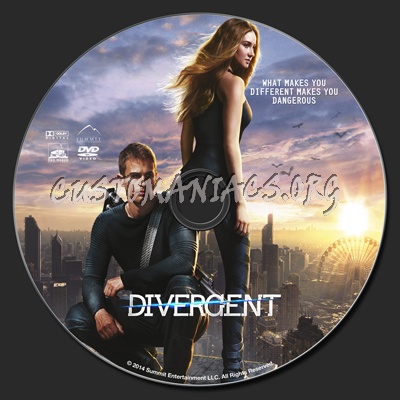 Divergent dvd label