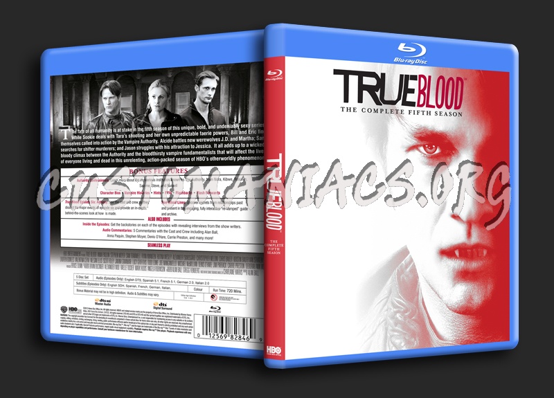 True Blood Season 5 blu-ray cover