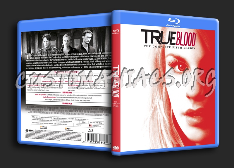 True Blood Season 5 blu-ray cover