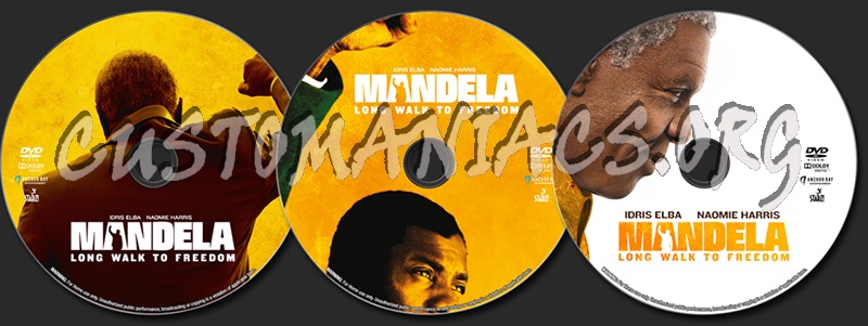 Mandela: Long Walk to Freedom dvd label