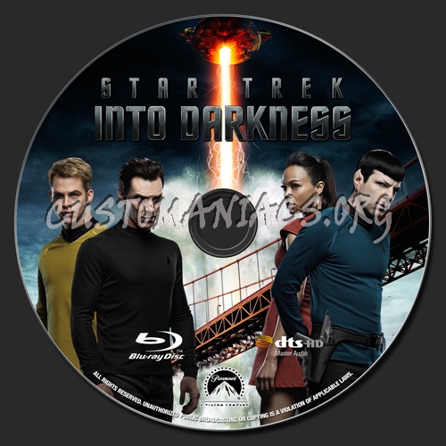 Star Trek - Into Darkness blu-ray label