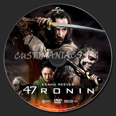 47 Ronin dvd label