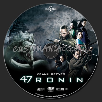 47 Ronin dvd label