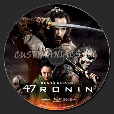 47 Ronin blu-ray label