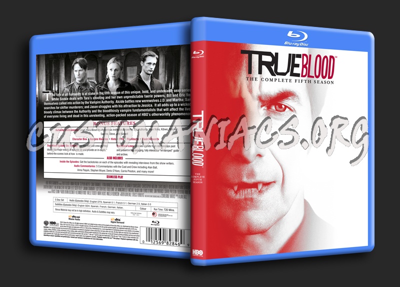 True Blood Season 5 blu-ray cover