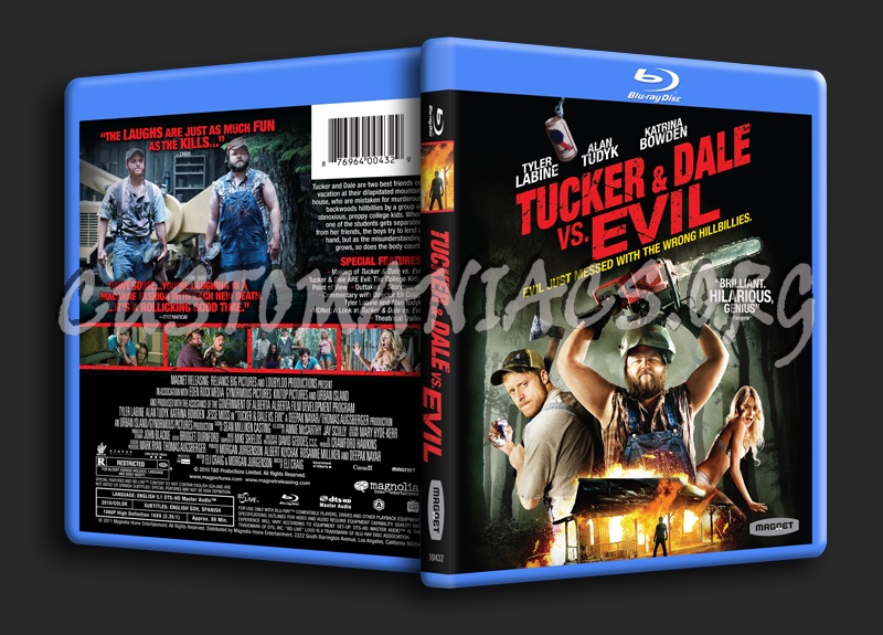 Tucker & Dale VS Evil blu-ray cover