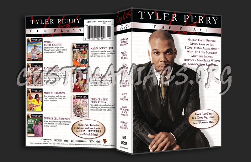 Tyler Perry: The Plays dvd cover