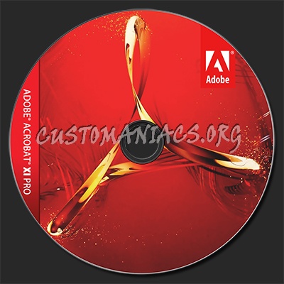 Adobe Acrobat XI Pro dvd label