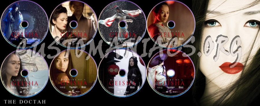 Memoirs of a Geisha dvd label