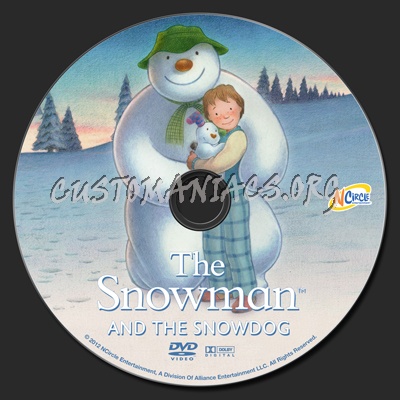 The Snowman And The Snowdog dvd label