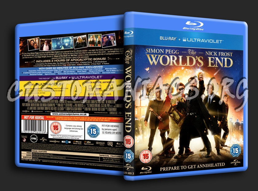 The World's End blu-ray cover