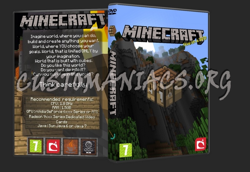 Minecraft dvd cover
