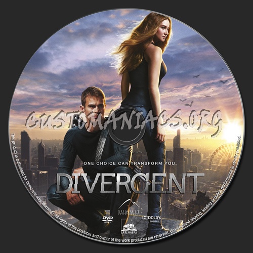 Divergent dvd label