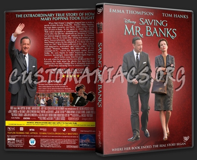 Saving Mr. Banks dvd cover