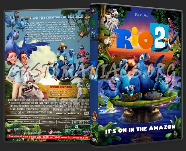 Rio 2 dvd cover