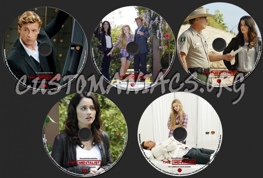 The Mentalist - Season 5 dvd label