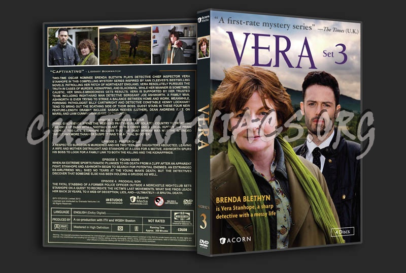 Vera - Set 3 dvd cover