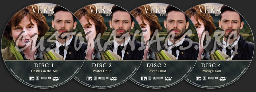 Vera - Set 3 dvd label