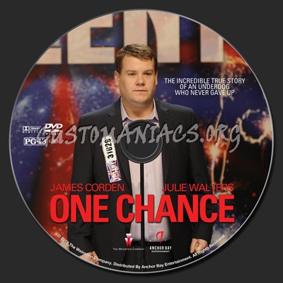 One Chance dvd label