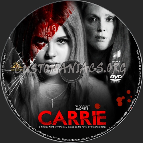Carrie dvd label