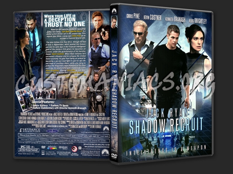 Jack Ryan: Shadow Recruit (2014) dvd cover