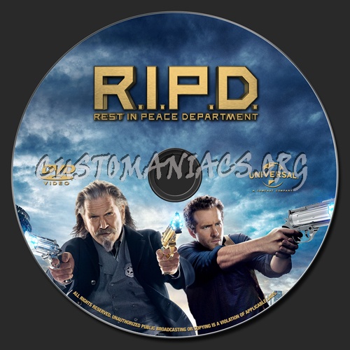 R.i.p.d. dvd label