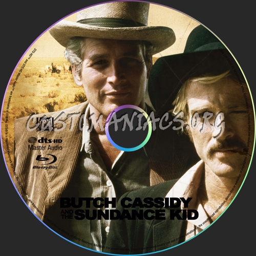 Butch Cassidy and the Sundance Kid blu-ray label