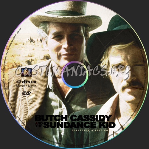 Butch Cassidy and the Sundance Kid dvd label
