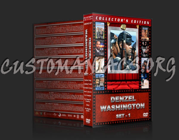 Denzel Washington Collection - Set 1 dvd cover