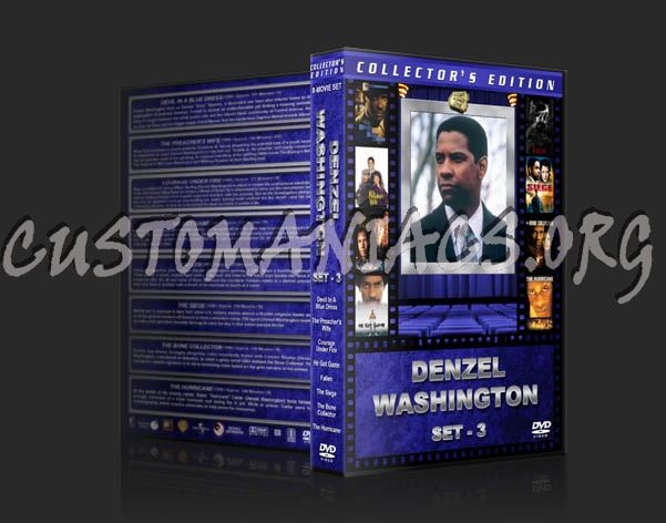Denzel Washington Collection - Set 3 dvd cover