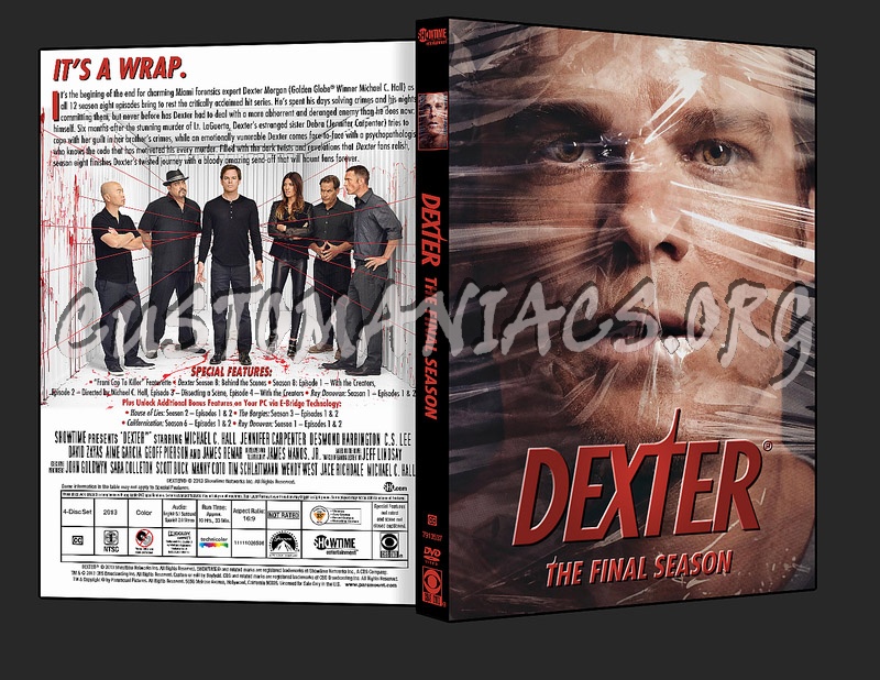 Dexter Season 8 dvd cover