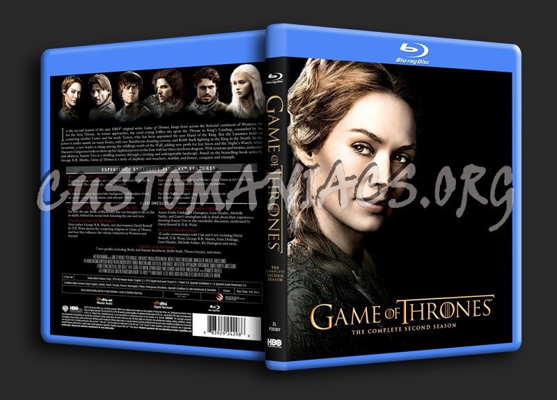 Game of Thrones Season 2 blu-ray cover