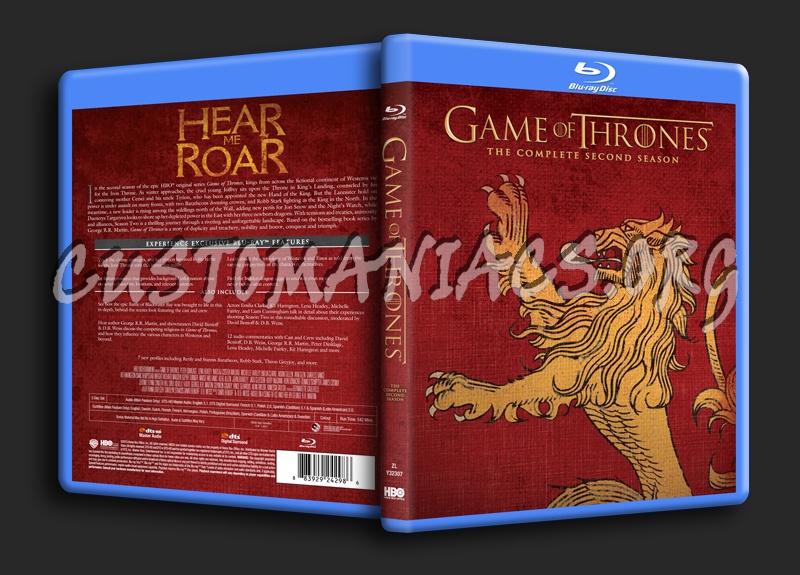 Game of Thrones Season 2 blu-ray cover