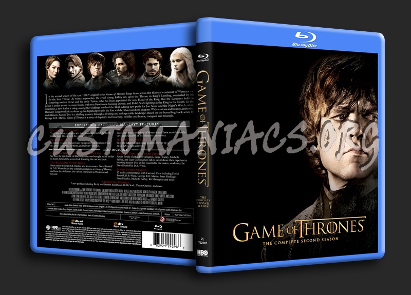 Game of Thrones Season 2 blu-ray cover