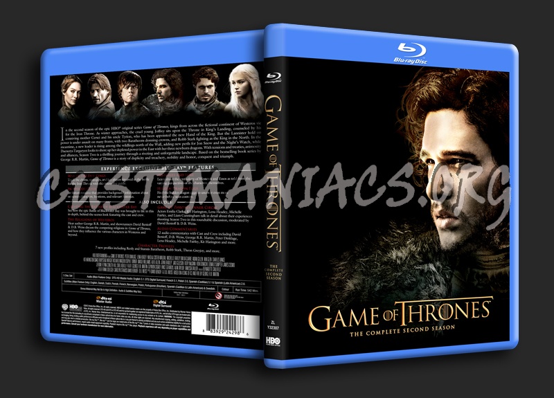 Game of Thrones Season 2 blu-ray cover