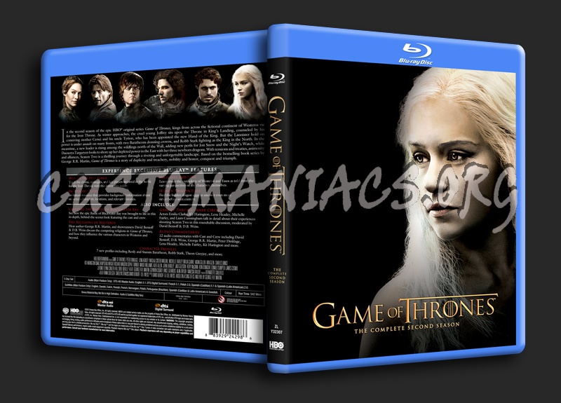 Game of Thrones Season 2 blu-ray cover