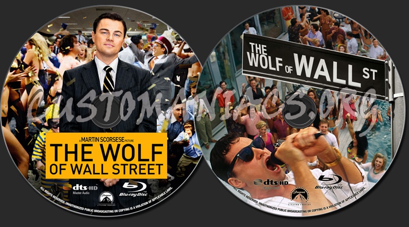 The Wolf Of Wall Street blu-ray label