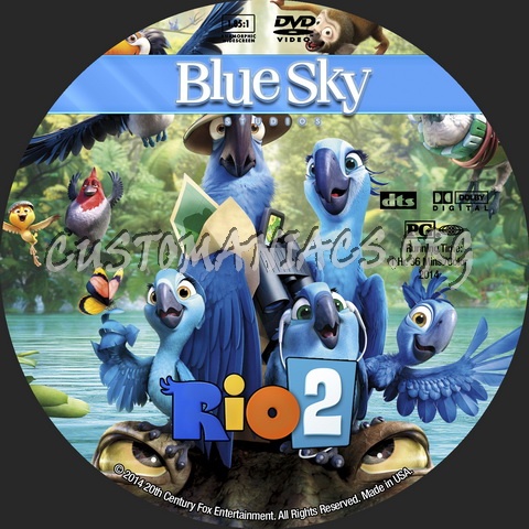 Rio 2 - Animation Collection dvd label