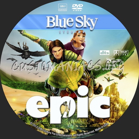 Epic - Animation Collection dvd label