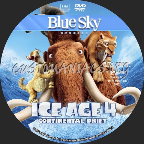 Ice Age 4: Continental Drift - Animation Collection dvd cover