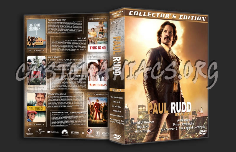 Paul Rudd Collection - Set 4 dvd cover