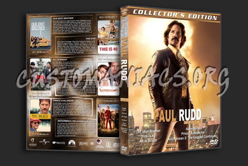 Paul Rudd Collection - Set 4 dvd cover