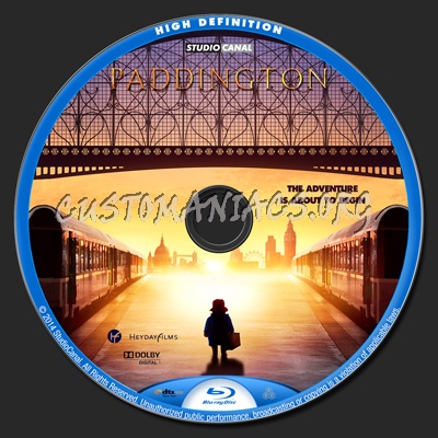 Paddington blu-ray label