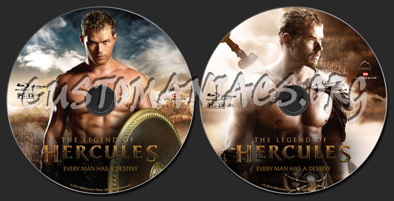 The Legend Of Hercules blu-ray label