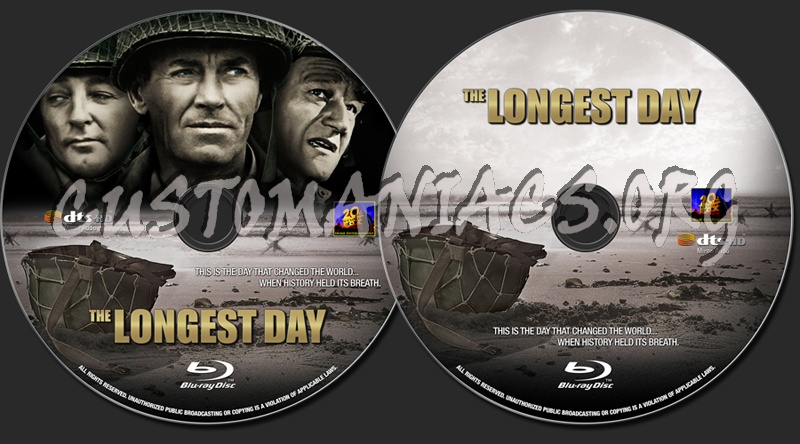 The Longest Day blu-ray label
