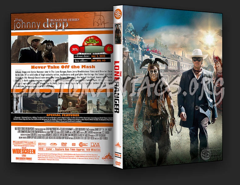 The Lone Ranger dvd cover