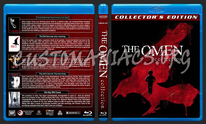 The Omen Collection blu-ray cover