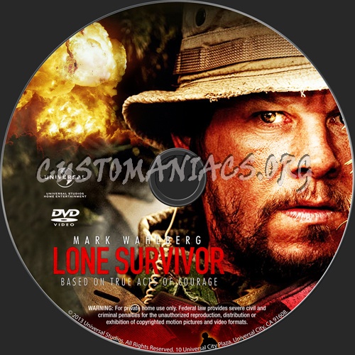 Lone Survivor dvd label