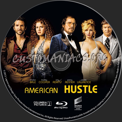 American Hustle blu-ray label