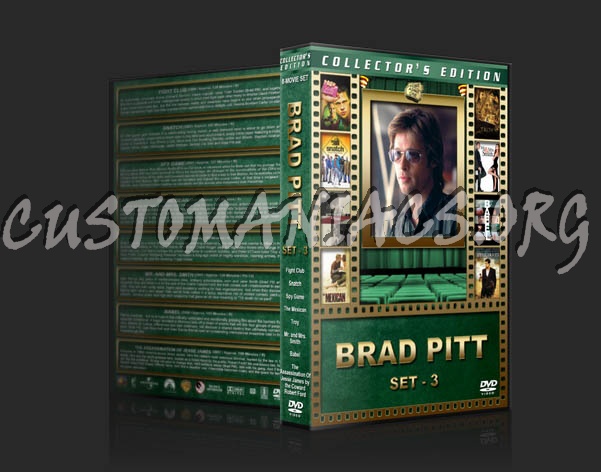 Brad Pitt Collection - Set 3 dvd cover